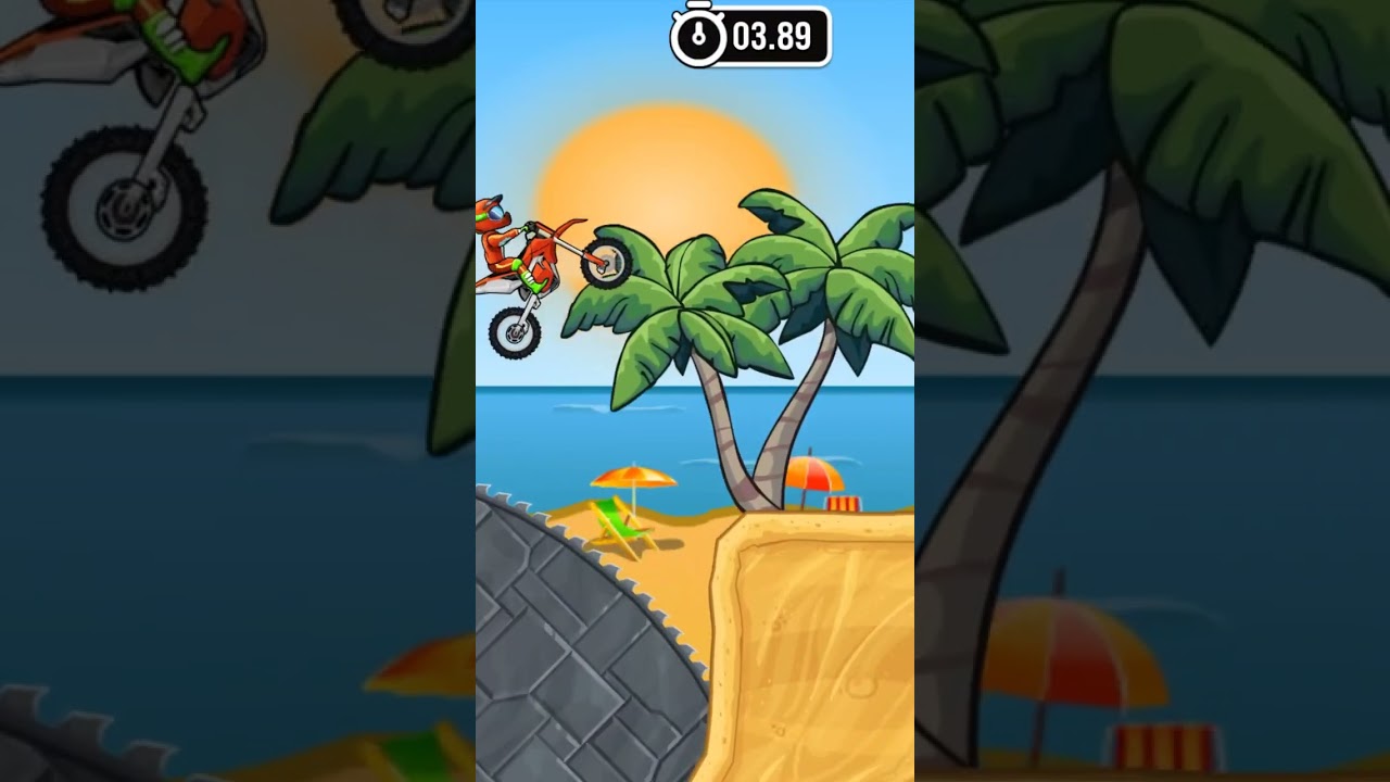 Moto X3M Bike Race Game - Level 1 • Game Solver