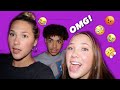 SCARING MY SISTERS CRUSH!! *SHE GOT MAD*