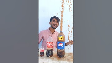 Coca-Cola - Pepsi & Mentos *Experiment*- 🤣 #shorts