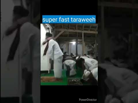 super fast Taraweeh😂😂😂