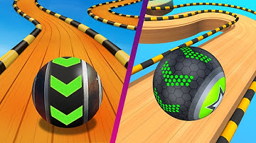 Sky Rolling Ball 3D VS Going Balls - SpeedRun Gameplay Android, iOS 6FP3WS6BS2