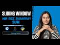 Minimum Size Subarray Sum | Brute Force to Optimal O(n) Sliding Window | Pattern Wise DSA