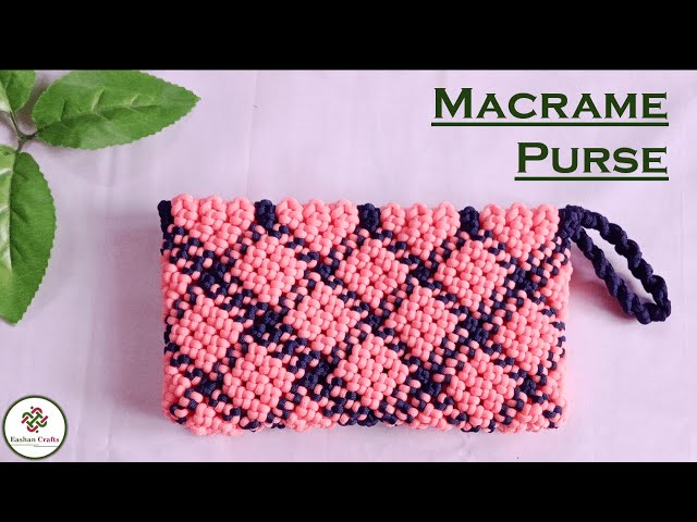 How to make Macrame Bag in professional way | PART 3 - YouTube