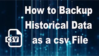 How to backup historical data as a csv within EasyBuilder Pro - Weintek HMI software