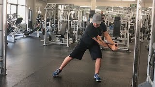 High to Low Cable Chop