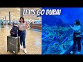 Vlog mumbai to dubai dubai mall underwater aquarium