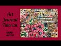 Mixed Media Art Journal Tutorial- NAPKIN JOURNAL- GOING VINTAGE