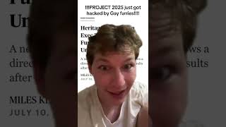 Gay furrys hack into project 2025 heritage foundation