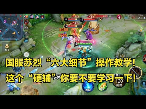 国服苏烈3分钟详细教学，认真看完就能学会，史上最高能苏烈教学#出装技巧#王者荣耀#最强出装#王者榮耀#峡谷尚师傅
