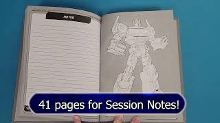 Transformers Roleplaying Game Character Journal: Look Inside