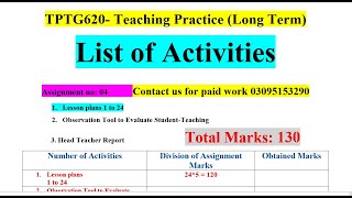 tptg620 assignment no 4 fall 2025 | tptg620 assignment 4 solution 2025 | tptg620 assignment 4 2025