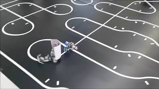 Master-slave tracking robot competition