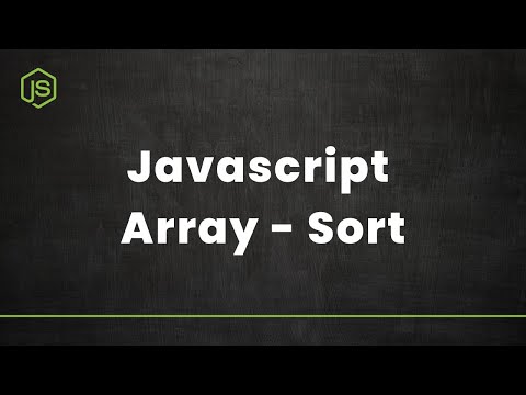 Javascript Course - Array Built In Method - Sort Explained - In Tamil