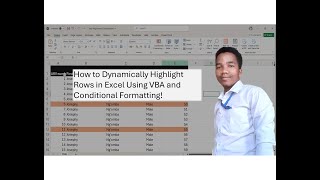 How to Dynamically Highlight Rows in Excel Using VBA and Conditional Formatting