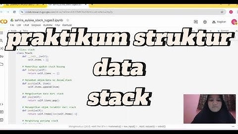 praktuk struktur data (stack)