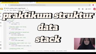 praktuk struktur data (stack)