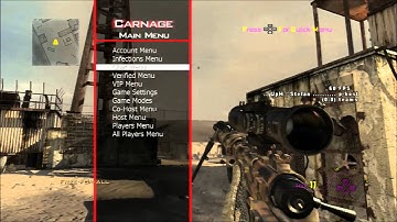 [PS3/MW2] Carnage Mod Menu | By : Bo