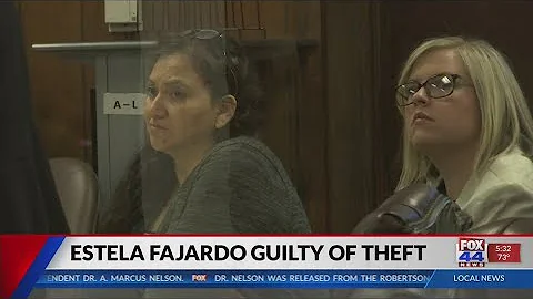 Estela Fajardo found guilty of theft