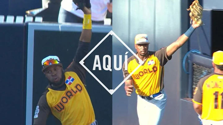 Eloy Jimenez y Manuel Margot hacen grandes atrapadas