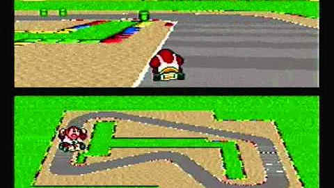 Super Mario Kart (NTSC) Time Trial : Mario Circuit 1 (MC1) - 56"53 NBT (French Record)