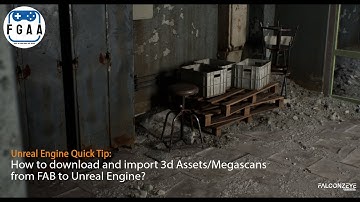 Learn how to download and install assets from FAB and import them into your scene in Unreal Engine?