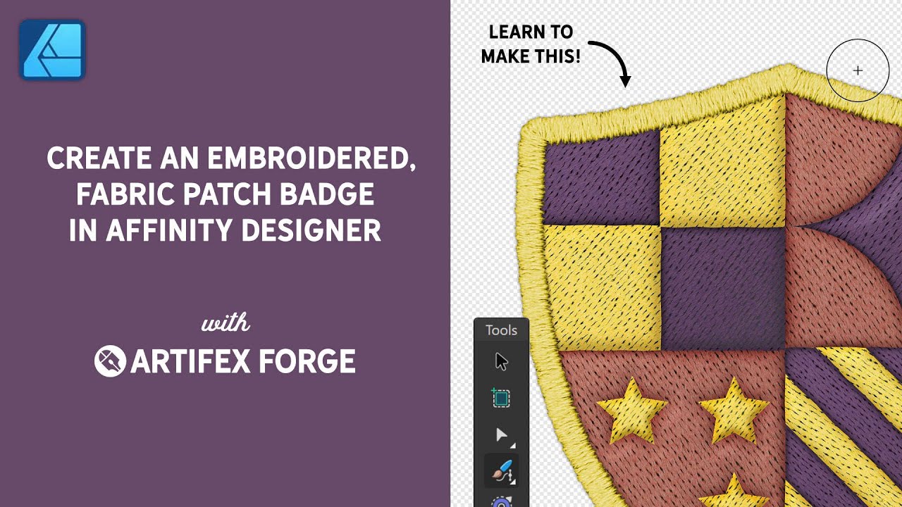 How to Make a Fabric Patch Badge in Affinity Designer