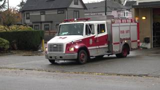 Vancouver Fire Medic 9 & BCAS Supervisor Responding