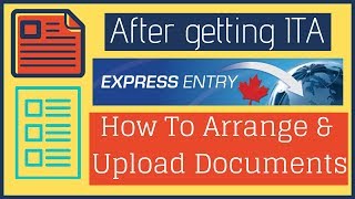 🇨🇦 How to Upload Documents while submitting application