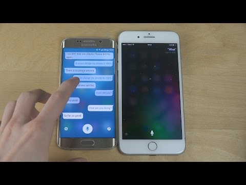Samsung Galaxy S6 Edge Android 7 0 Nougat S Voice Vs Apple IPhone 7 Plus Siri Which Is Best