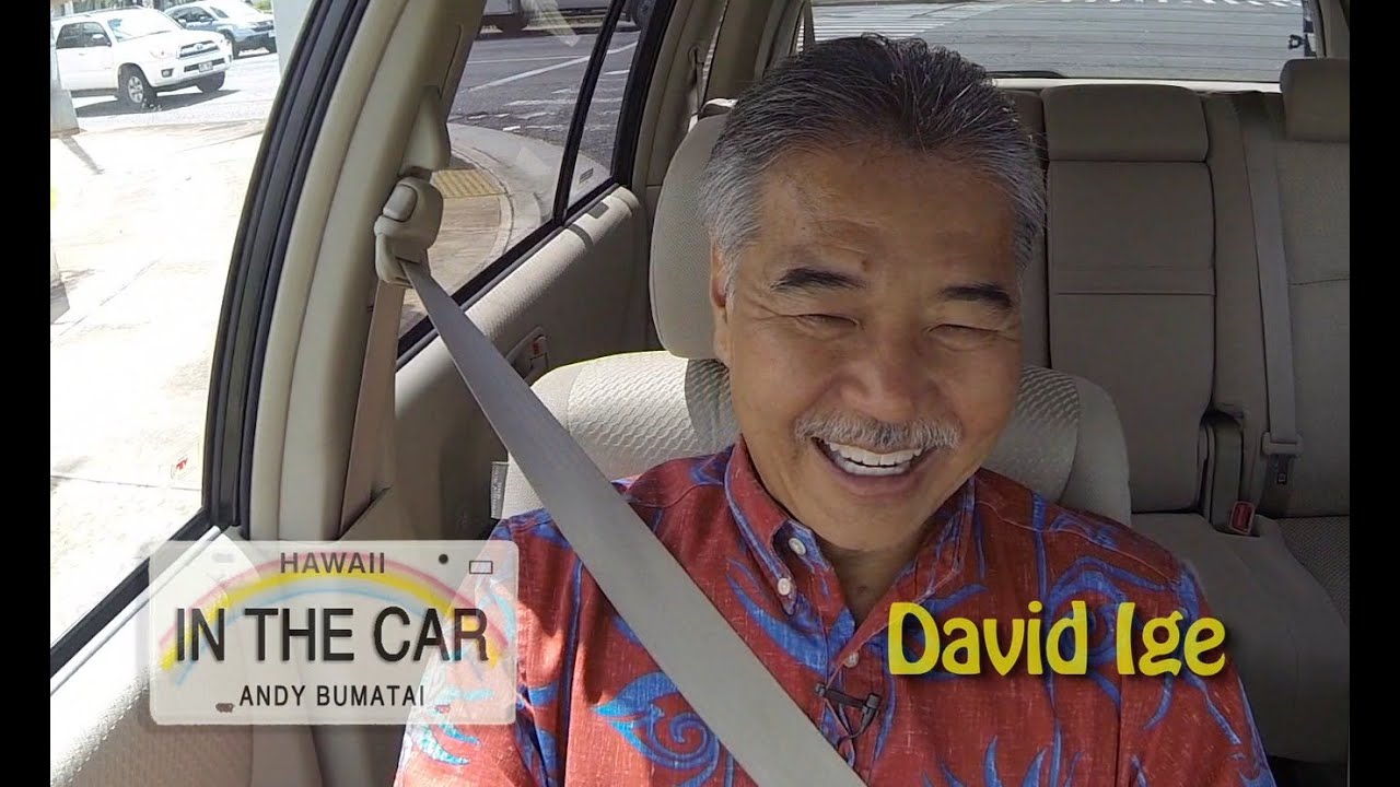 motovlog topics David Ige - In The Car - Interview