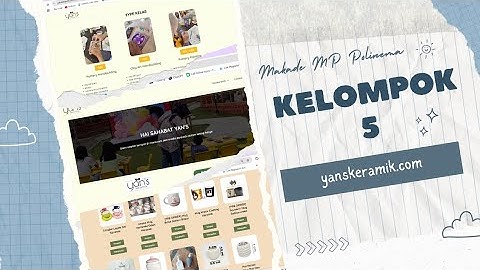 Tutorial Membuat Website Company Profile UMKM dengan WordPress & Elementor | Yans Keramik