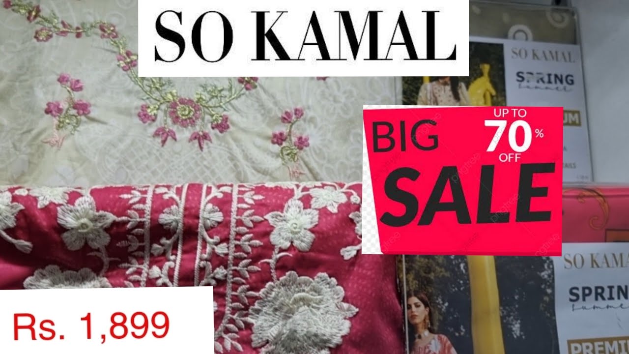 So Kamal Upto 70 Off So kamal summer collection 2021 So kamal