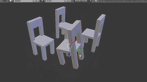 video tutorial membuat meja dan kursi di aplikasi blender