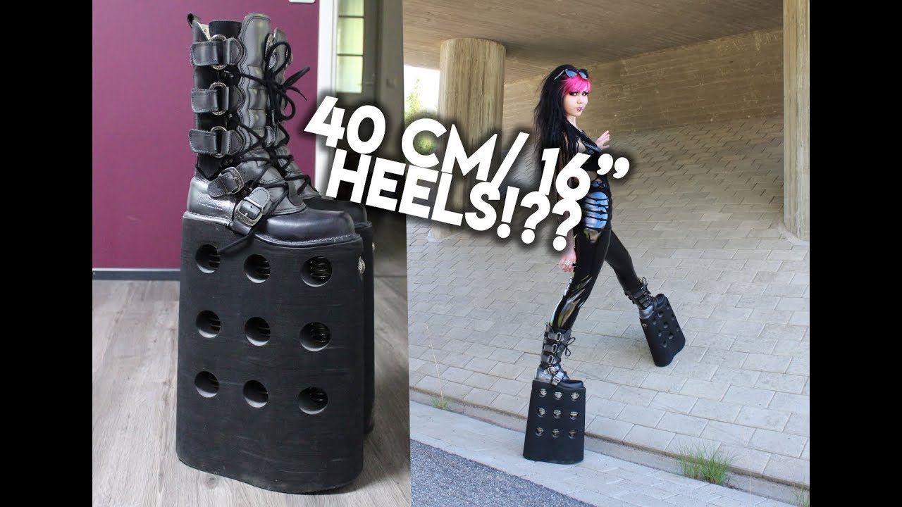 Walking In 40Cm High Shoes ?!? Wtf