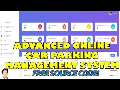 Advanced Car Parking Management System in PHP with Mobile App | Free Source Code Download