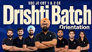 🔥 SSC JE Civil 2026 Full Preparation Blueprint | Drishti Batch Orientation