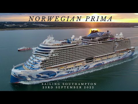 Norwegian Prima Sailing Southampton 23rd September 2022