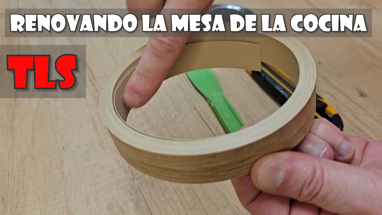 Como Pegar tapacanto de melamina reciclado.