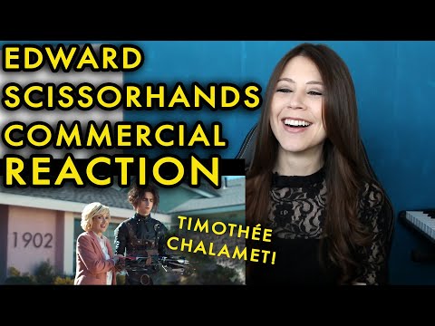 Edward Scissorhands Timothée Chalamet Commercial – Reaction | All-Electric Cadillac LYRIQ