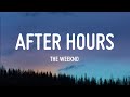 The weeknd - After hours (lyrics)