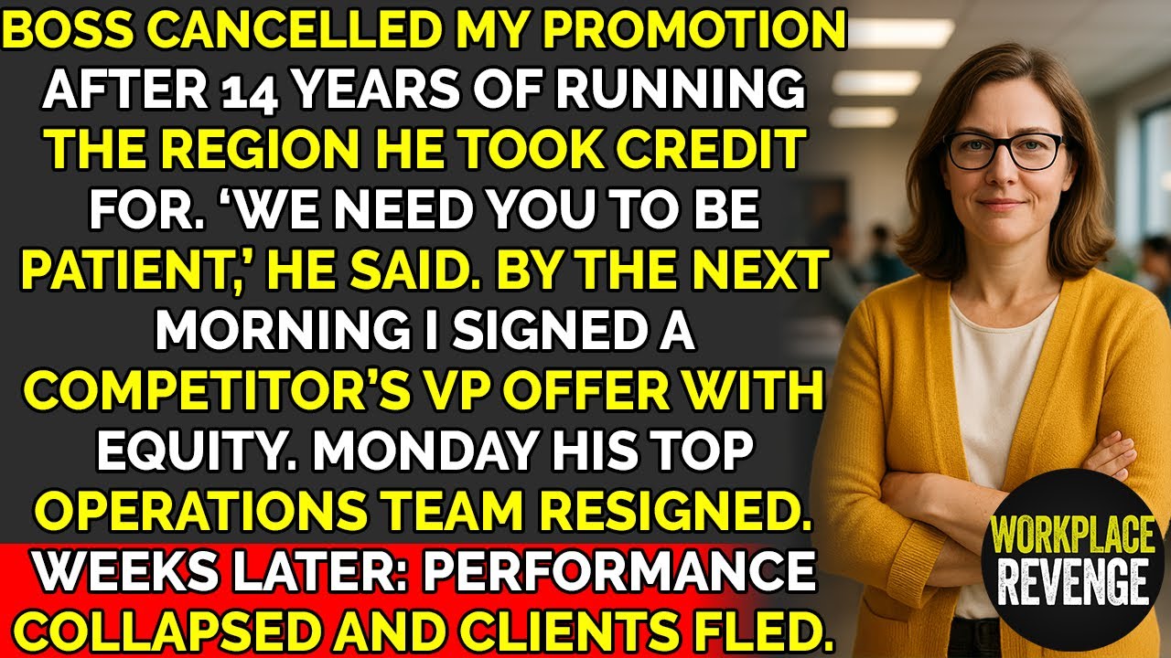 Начальник ОТМЕНИЛ моё повышение после 14 лет. К понедельнику его лучшая команда последовала за мн...