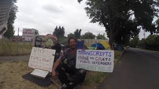 Eugene homeless protest switches gears Police action threatened