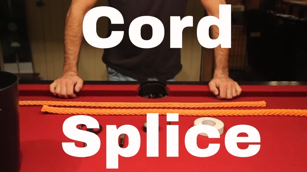 Braid Rope End Easy End to End Splice - 12 braided rope - YouTube