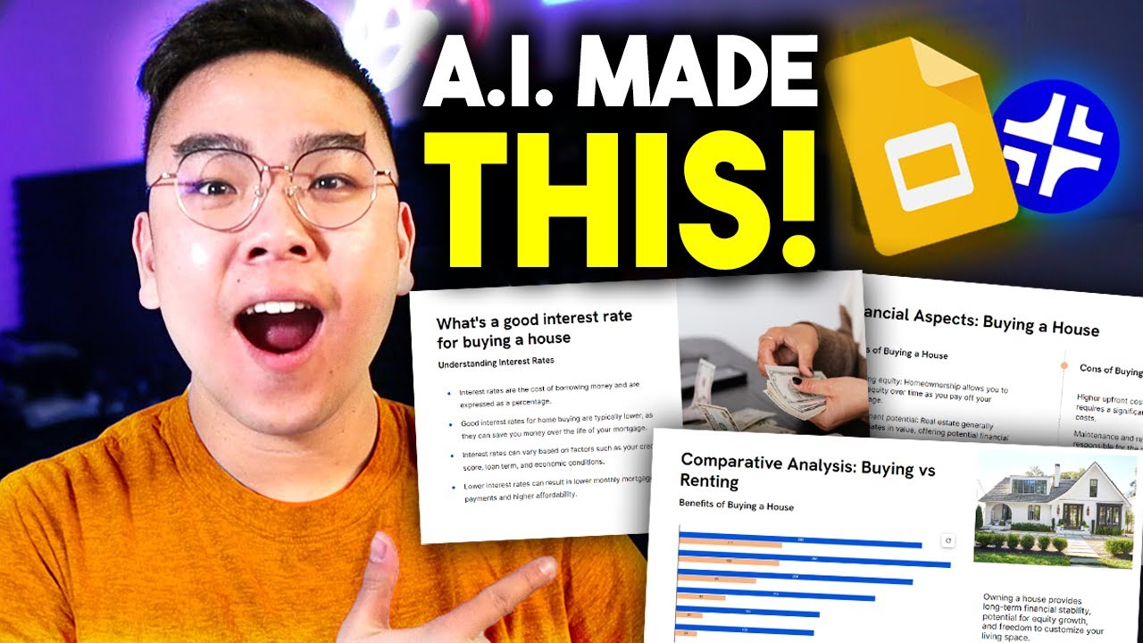 Google Slides A.I. Makes Slides with Layouts, Charts & More! YouTube