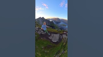 3, 2, 1…Chasing Golden Hour in Norway 🌅 | Insta360 X5 Travel Vlog #hike #shorts