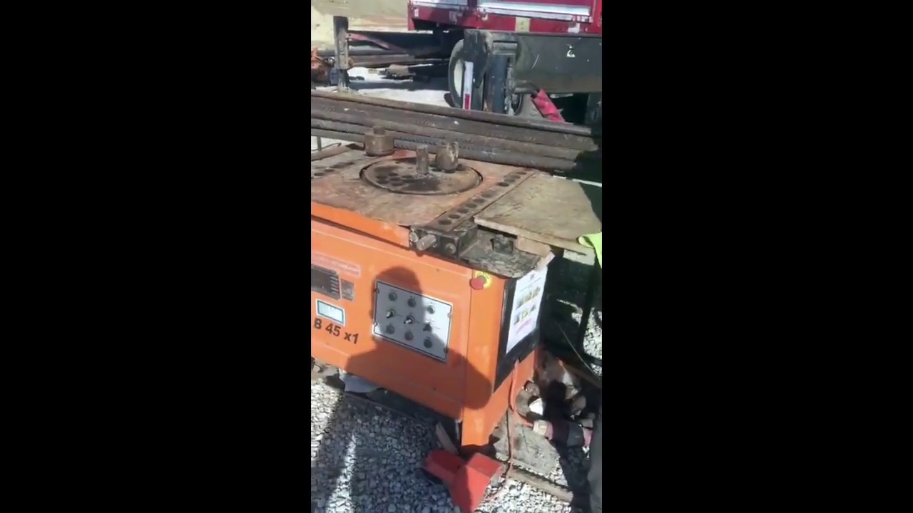 GMS B 45x1 Rebar Bending Machine YouTube