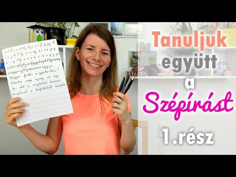 Videó: Hogyan írjunk Kalligrafikus Kézírással