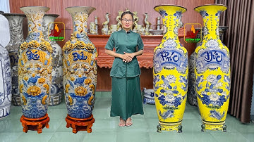 Khám Phá Lộc Bình Phúc Đức – Hội Tụ Đỉnh Cao Vẽ Kỹ Và Nghệ Thuật Đắp Nổi Sang Trọng Tại Bát Tràng