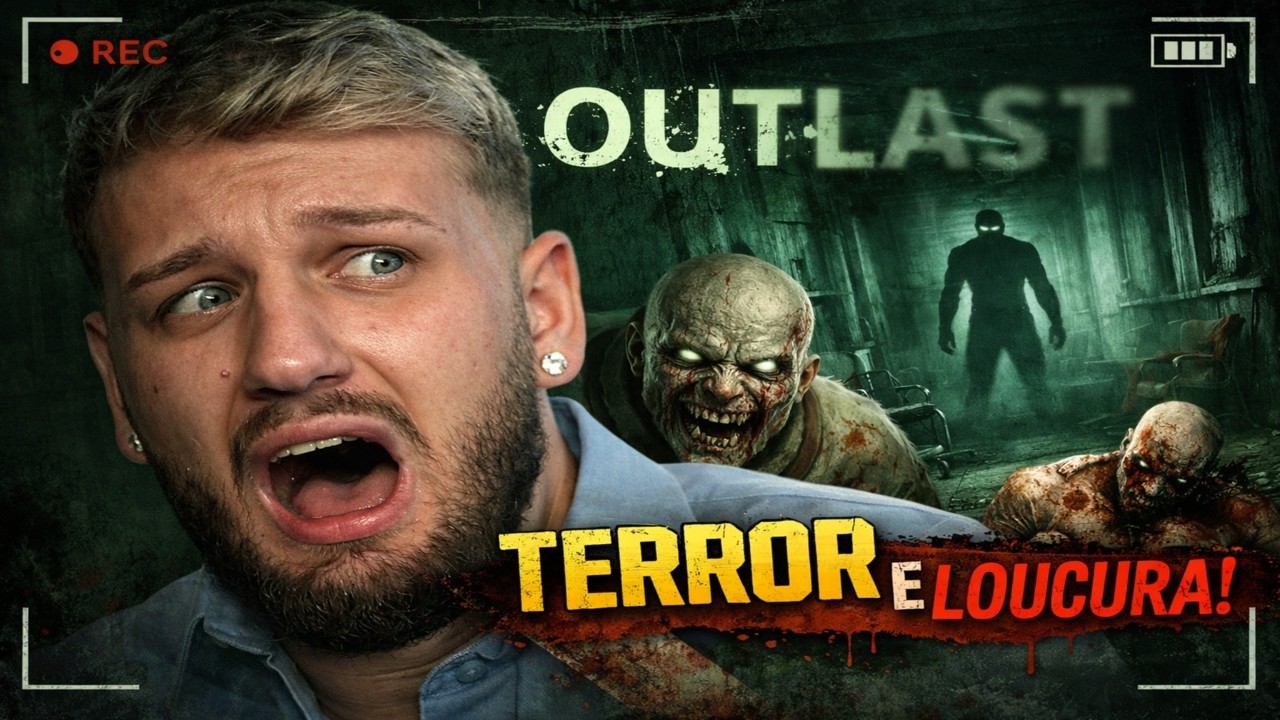 🛑 OUTLAST ATÉ ZERAR 🛑 AO VIVO 🛑
