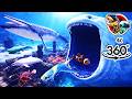Bloop Eats Sea Monsters and Grows Bigger - 360 Ocean Monster 4K